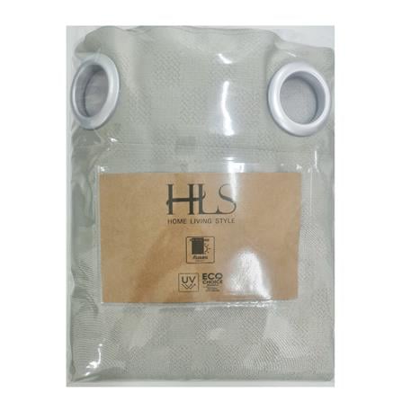 HOME LIVING STYLE CURTAIN EYELET QUARRY UV 150X220CM GRAY