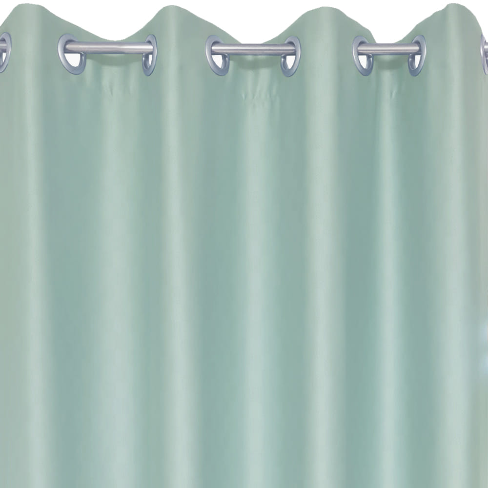 HOME LIVING STYLE CURTAIN EYELET QUARRY UV 150X220CM GREEN