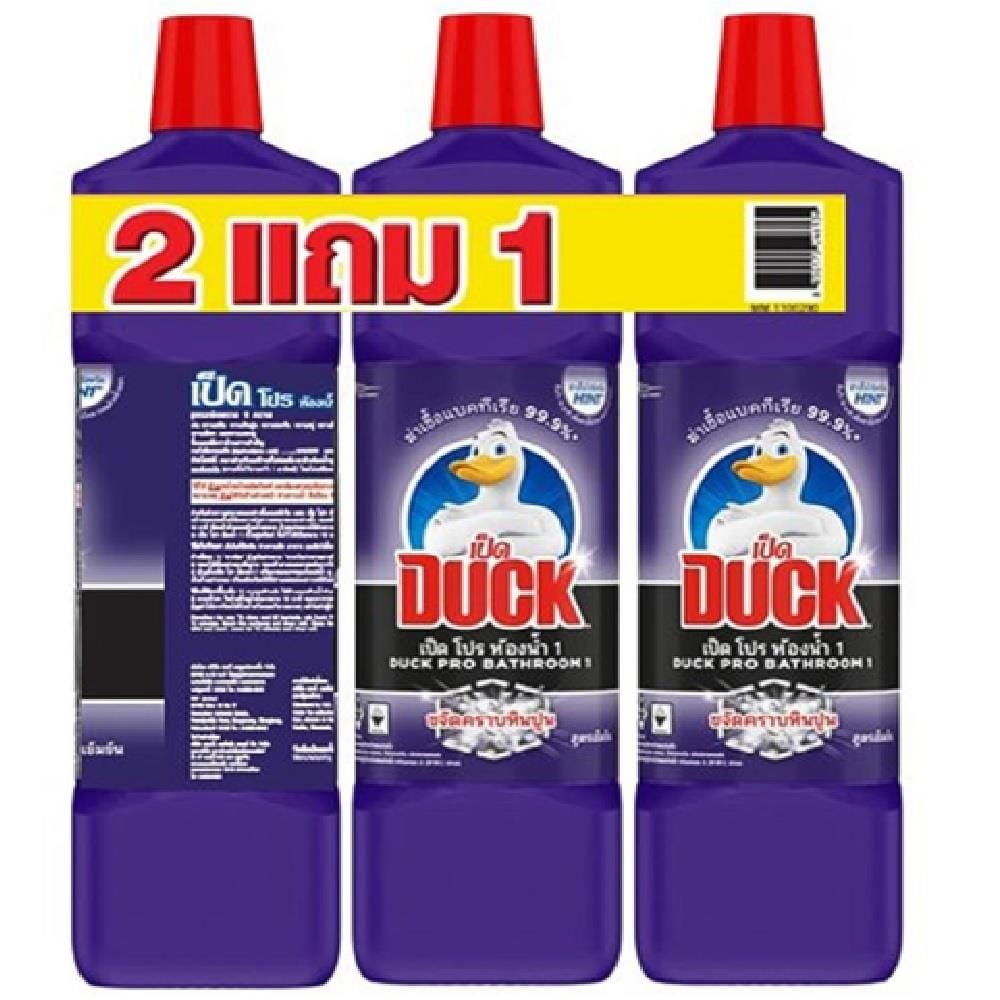 BATHROOM CLEANER DUCK 900ML PURPLE 2FREE1