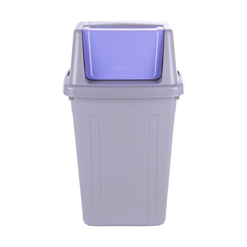 SQUARE DUSTBIN KEYWAY 105L BLUE/PURPLE