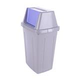 SQUARE DUSTBIN KEYWAY 105L BLUE/PURPLE