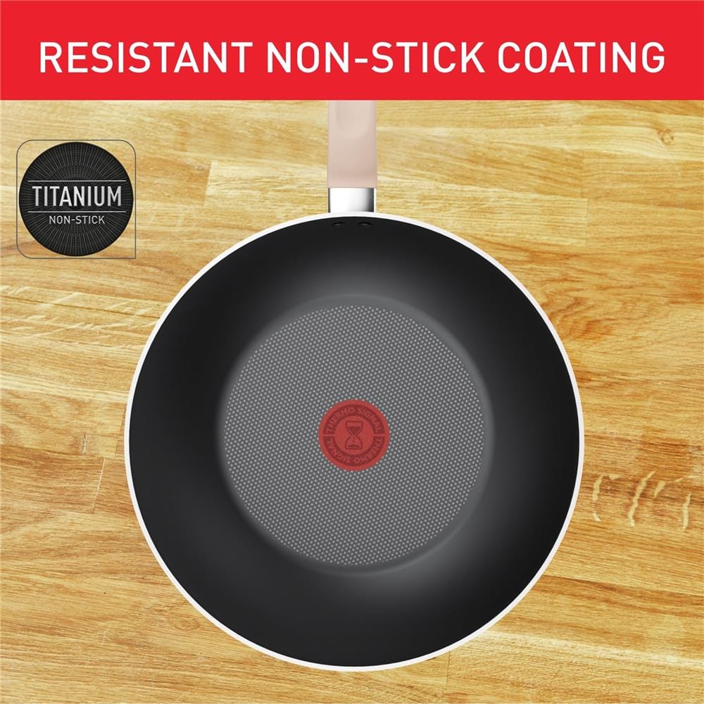 TEFAL DAISY WOKPAN 28CM NON-STICK COANTING G16719- G1671924