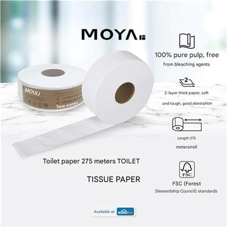 MOYA TISSUE JRT2PLY 275M