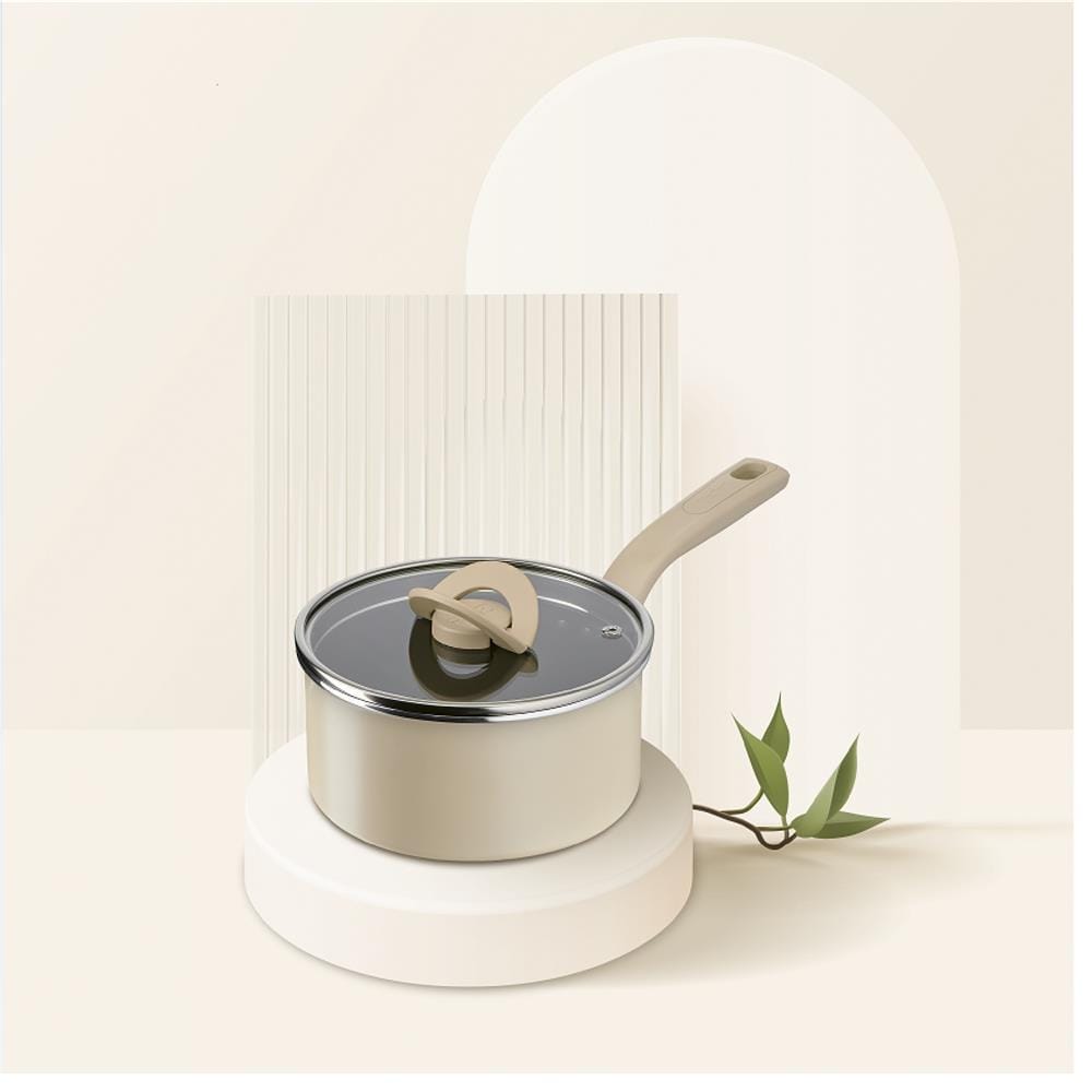 TEFAL BLOSSOM SAUCEPAN 18CM WITH GLASS LID G16723 -G1671924