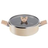 TEFAL BLOSSOM SHALLOWPOT 24CM WITH GLASS LID G16770 -G1677024