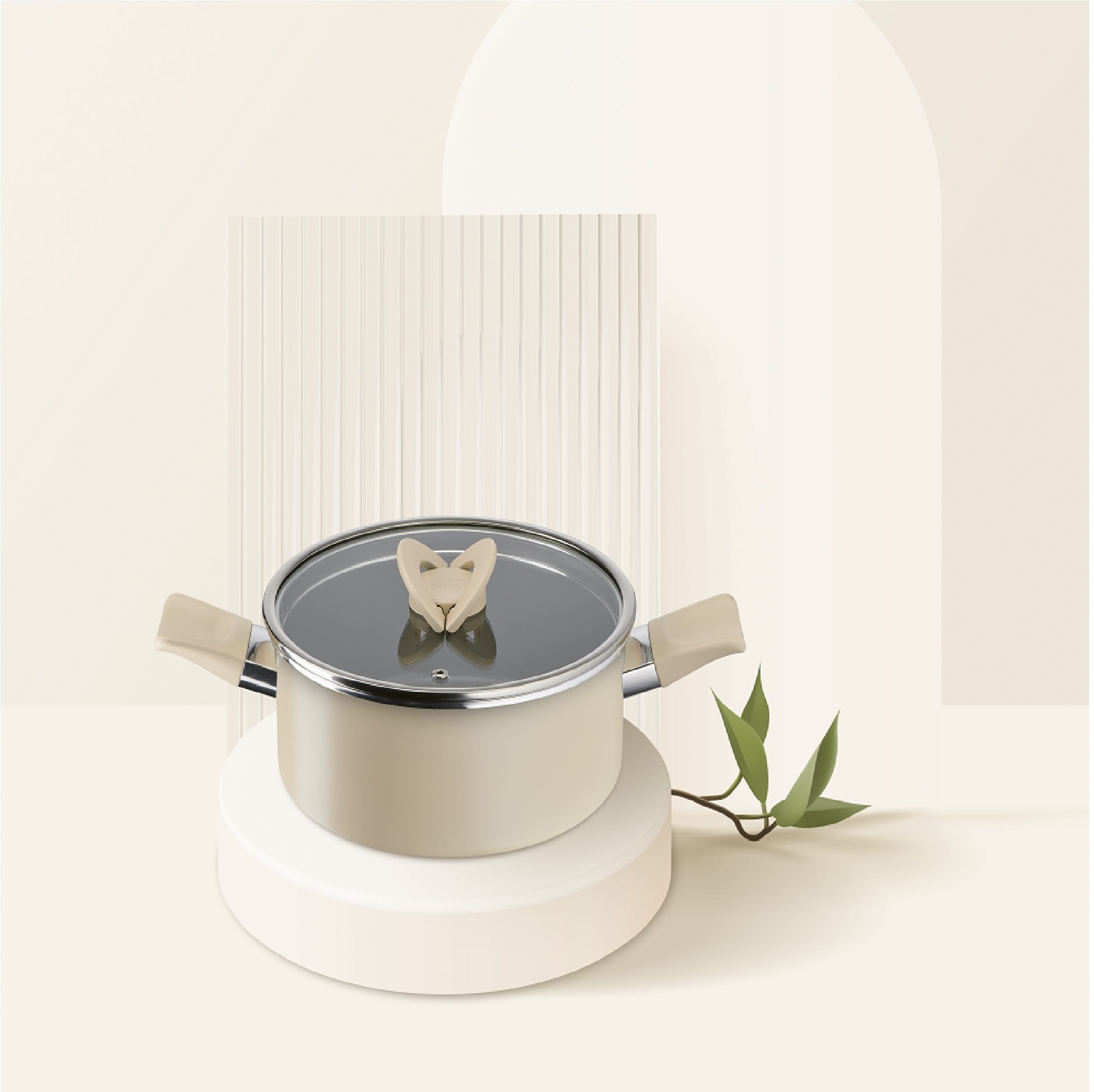 TEFAL BLOSSOM STEWPOT 24CM WITH GLASS LID G17946 -G1674624