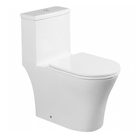 AKRON 1P TOILET WCO-80101 RIMLESS P-TRAP 180MM