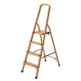 A-FRAME LADDER WITH HANDLE MATALL HMD-AW4 4-STEP WOOD [EXCLUSIVE FROM HOMEPRO THAILAND]