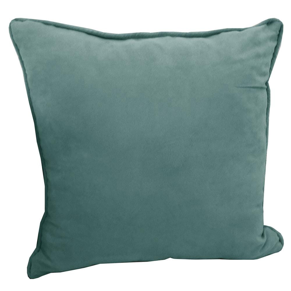 HOME LIVING STYLE CUSHION BLOOM 18X18 DARK GREEN