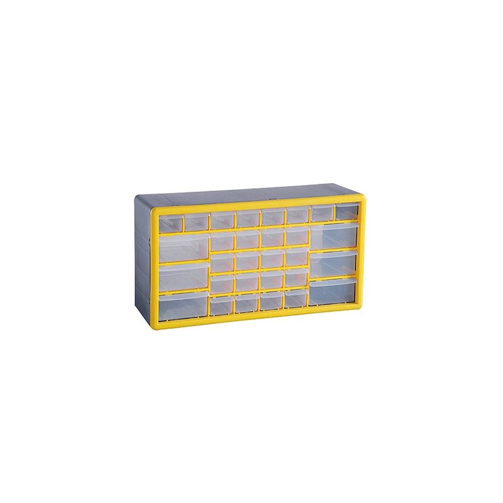 TOOL STORAGE BOX DIY MATALL HL3045-E 30-COMPARTMENT YELLOW [EXCLUSIVE FROM HOMEPRO THAILAND]