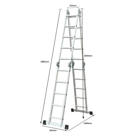 MULTIPURPOSE LADDER MATALL R14205 20-STEP [EXCLUSIVE FROM HOMEPRO THAILAND]