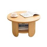 COFFEE TABLE ROUND EDWD5602 OAK