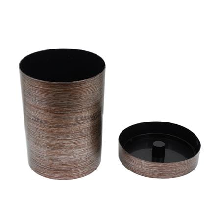 ROUND DUSTBIN SWING ACCO DAZZLE 7L GOLD BROWN [EXCLUSIVE FROM HOMEPRO THAILAND]