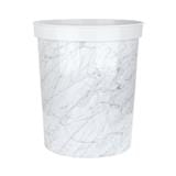 ROUND DUSTBIN ACCO SNOW MARBLE 9L MARBLE [EXCLUSIVE FROM HOMEPRO THAILAND]