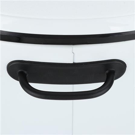 ROUND DUSTBIN PEDAL ACCO MILD SOFT CLOSE 5L WHITE [EXCLUSIVE FROM HOMEPRO THAILAND]
