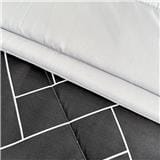 HLS COMFORTER 150X220CM ZIGZAG BLACK_S