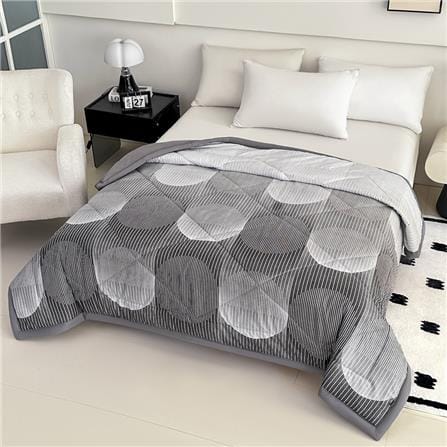 HLS COMFORTER 150X220CM GUL GREY_S