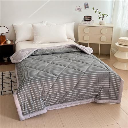 HLS COMFORTER 210x220CM STRIPE GREY_Q
