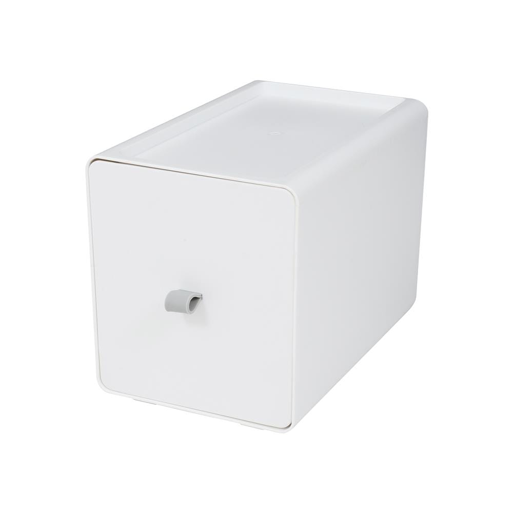 MINI DRAWER STACKO CUBE L 13.3x21x15.3CM WHITE [EXCLUSIVE FROM HOMEPRO THAILAND]