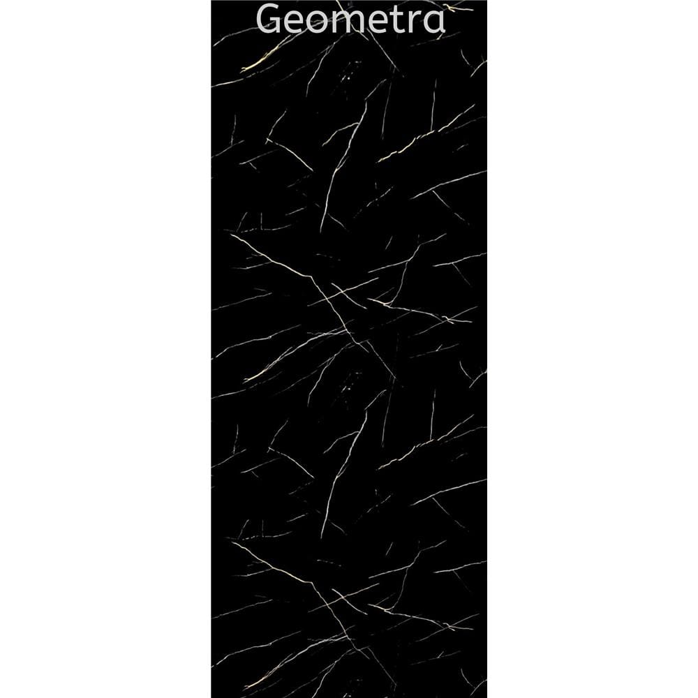 GEOMETRA PVC MARBLE SHEET 120X280X0.3CM PV16 BLACK MIRAGE MARBLE 3.36M2