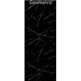GEOMETRA PVC MARBLE SHEET 120X280X0.3CM PV16 BLACK MIRAGE MARBLE 3.36M2
