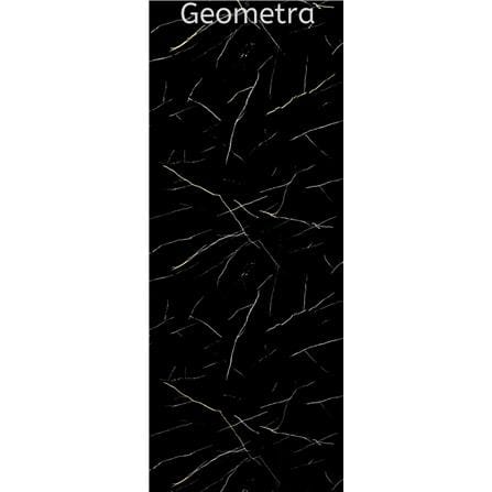 GEOMETRA PVC MARBLE SHEET 120X280X0.3CM PV16 BLACK MIRAGE MARBLE 3.36M2