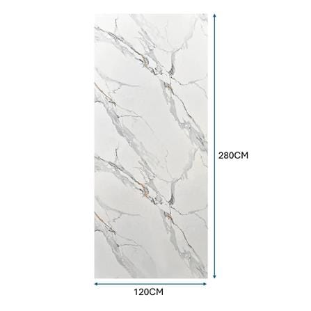 GEOMETRA PVC MARBLE SHEET 120X280X0.3CM PV22 LUMINUS MARBLE 3.36M2