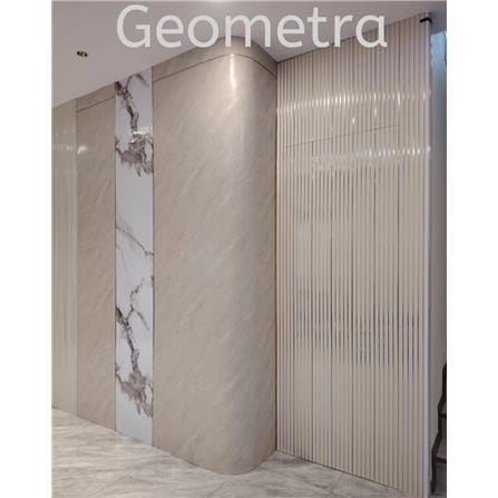 GEOMETRA PVC MARBLE SHEET 120X280X0.3CM PV20 MATTE CREAM MARBLE 3.36M2