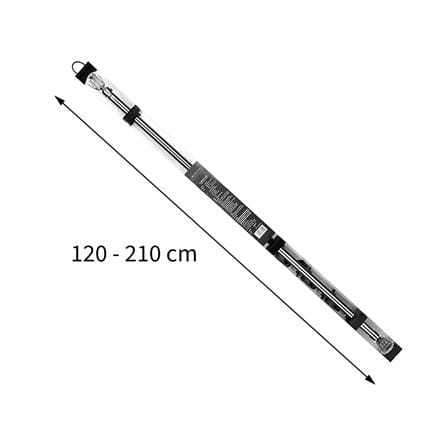 BNT CURTAIN ROD 19MM VIVA 120-210 BK [EXCLUSIVE FROM HOMEPRO THAILAND]