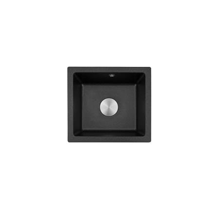 LIVINOX UNDERMOUNT GRANITE SINK LGS-813BK BLACK 1BOWL 46CM