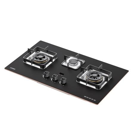 LIVINOX FLEXIBLE GAS HOB LGH-688T 3B-FG 3BURNER 5.5KW 88CM