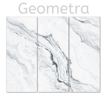 GEOMETRA PVC MARBLE SHEET SET 360X280X0.3CM 3D-7A7B7C NEW GREY 10M2