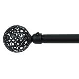 HLS CURTAIN ROD 19MM ALIDA 180-310 BK [EXCLUSIVE FROM HOMEPRO THAILAND]