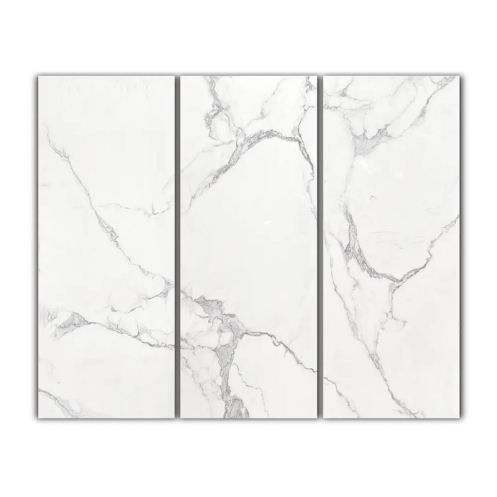 GEOMETRA PVC MARBLE SHEET SET 360X280X0.3CM 3D-3A3B3C WHITE SILIMAR 10M2