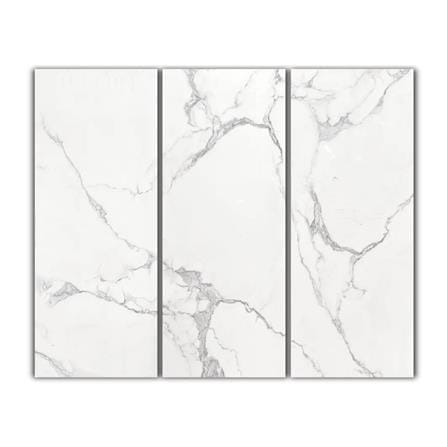 GEOMETRA PVC MARBLE SHEET SET 360X280X0.3CM 3D-3A3B3C WHITE SILIMAR 10M2