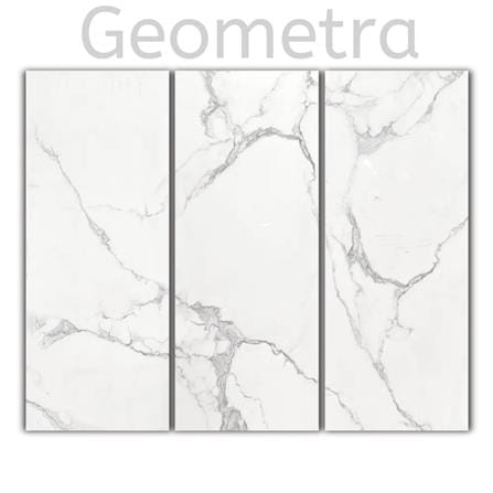 GEOMETRA PVC MARBLE SHEET SET 360X280X0.3CM 3D-3A3B3C WHITE SILIMAR 10M2