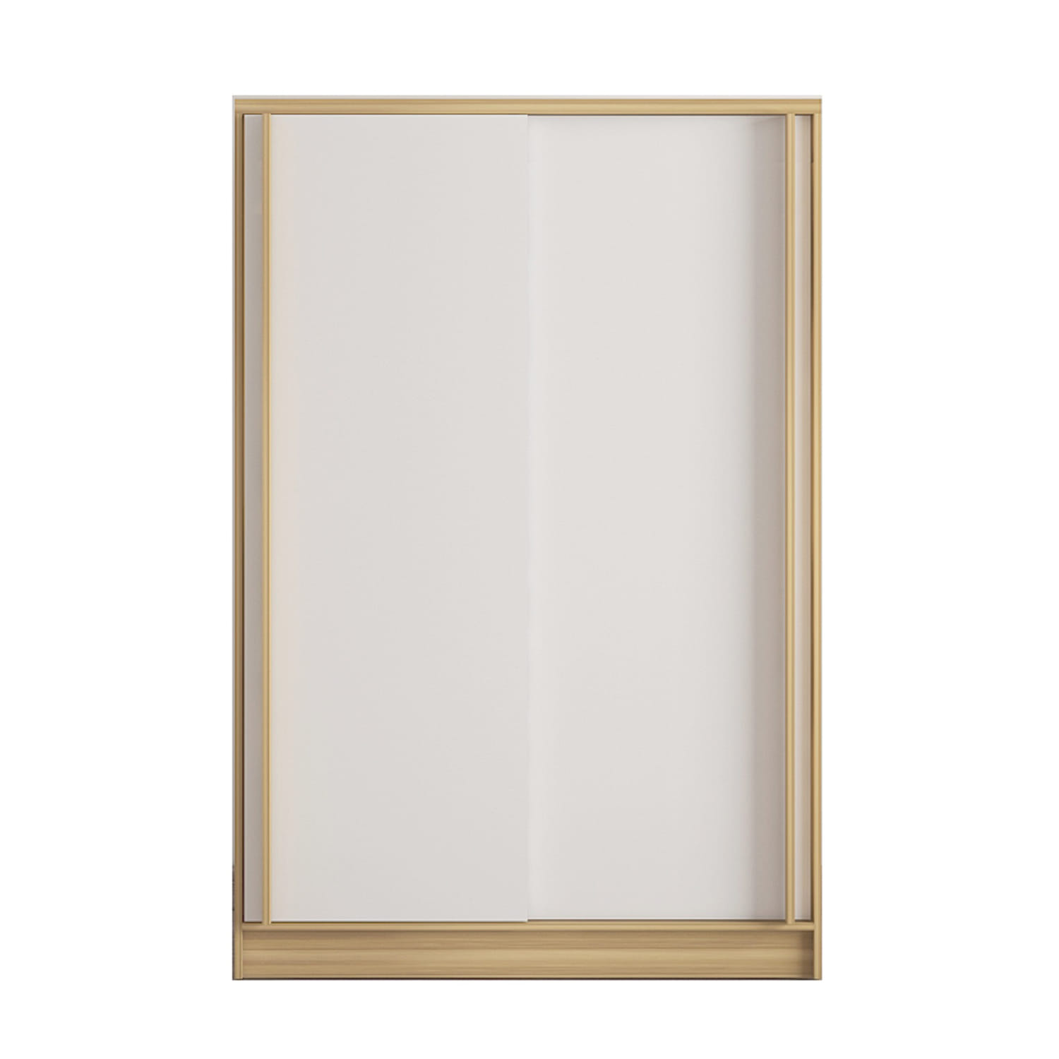 WARDROBE WITH SLIDING DOORS FURDINI HERO 120CM NATURAL OAK/WHITE