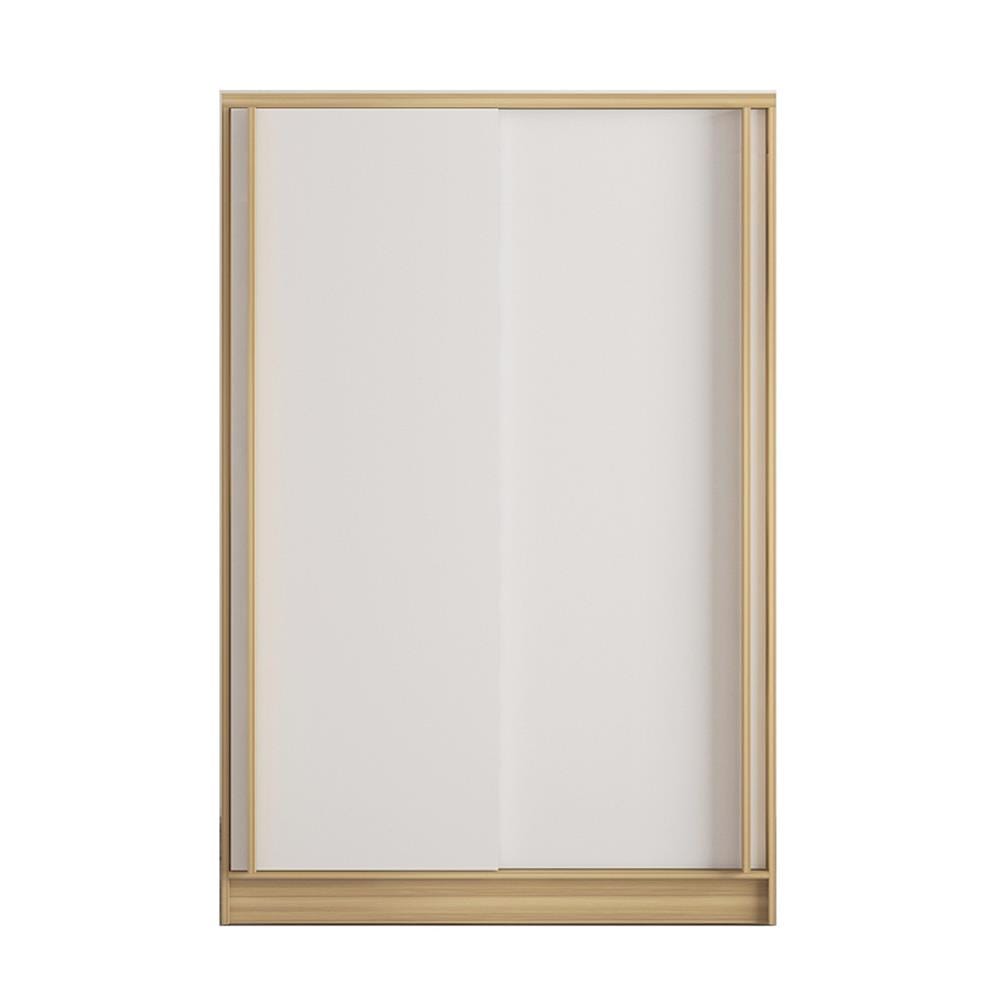 WARDROBE WITH SLIDING DOORS FURDINI HERO 120CM NATURAL OAK/WHITE
