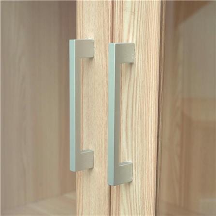 DISPLAY CABINET WITH 2 DOORS AND DRAWERS FURDINI MOTIF 118CM PINEOAK [EXCLUSIVE FROM HOMEPRO THAILAND]