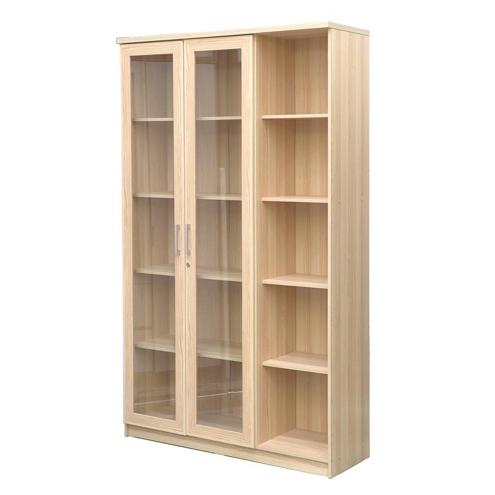 DISPLAY CABINET WITH 2 DOORS FURDINI MOTIF 118CM PINEOAK [EXCLUSIVE FROM HOMEPRO THAILAND]