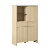 MULTIFUNCTIONAL HIGH CABINET FURDINI TUSCANI 100CM NT OAK [EXCLUSIVE FROM HOMEPRO THAILAND]