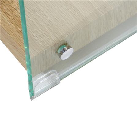 GLASS SHELVING UNIT WITH 6 COMPARTMENTS FURDINI GLOSS 122CM NATURAL [EXCLUSIVE FROM HOMEPRO THAILAND]