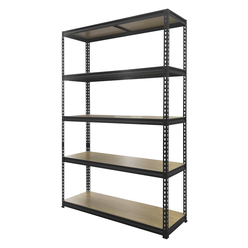 5-TIER SHELVING UNIT FURDINI BROOKLYN 120CM BLACK [EXCLUSIVE FROM HOMEPRO THAILAND]