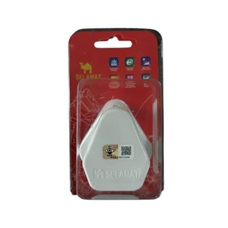 15A PLUG TOP MA15 SELAMAT WHITE