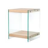 2-TIER GLASS SHELVING UNIT FURDINI GLOSS 35CM NATURAL [EXCLUSIVE FROM HOMEPRO THAILAND]