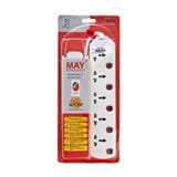 5 GANG 2 METER UNIVERSAL TRAILING SOCKET MA1135-2M MAY