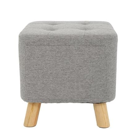 OTTOMAN STOOL FURDINI PIPER GREY 40CM. [EXCLUSIVE FROM HOMEPRO THAILAND]