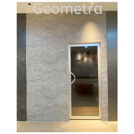 GEOMETRA CARBON CRYSTAL PANEL 122X300X0.8CM GFP06 MATTE GREY 3.66M2
