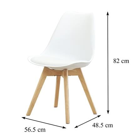 CHAIR FURDINI GENNES WHITE [EXCLUSIVE FROM HOMEPRO THAILAND]