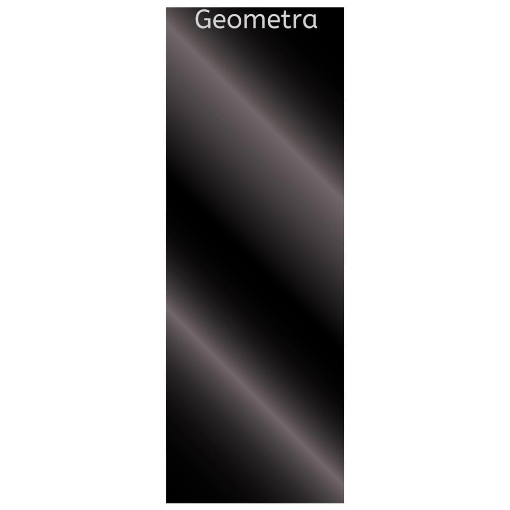 GEOMETRA CARBON CRYSTAL PANEL 122X300X0.5CM MIRROR FP BLACK 3.66M2